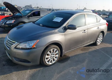 2015 Nissan Sentra S z USA, uszkodzony, nr VIN 3N1AB7APXFY361269